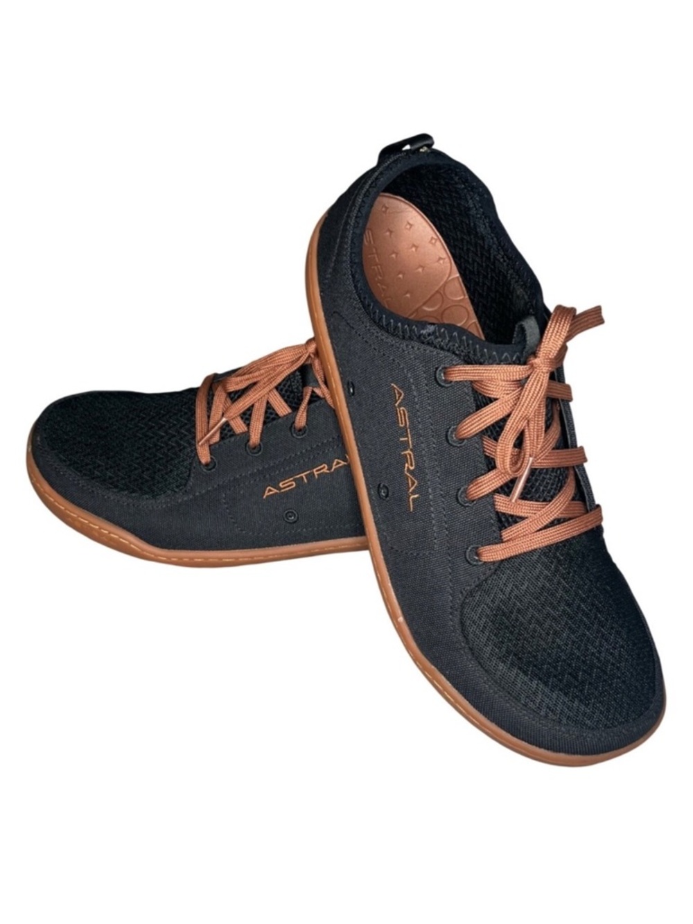 Astral Loyak Mens Water Shoes Black Camel G.15 Rubber Sole NCS22U2 Size 9